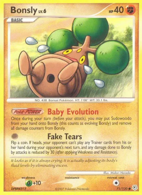 Bonsly, carte 71 de Diamond & Pearl