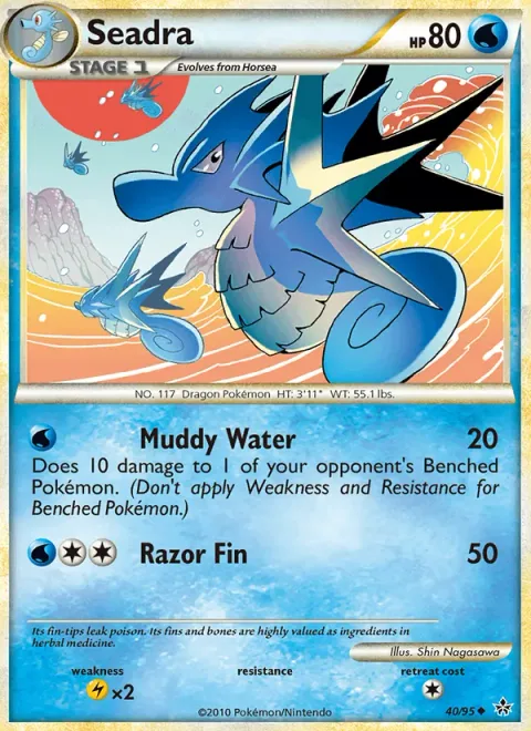 Seadra, carte 40 de Unleashed