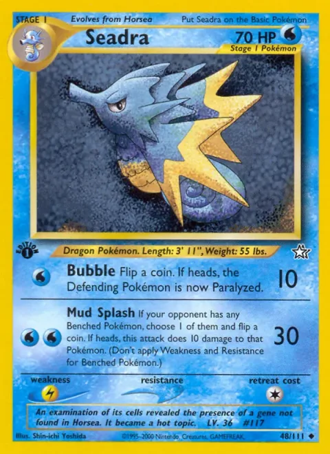 Seadra, card 48 from Neo Genesis