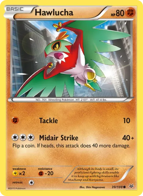 Hawlucha, carte 39 de Roaring Skies