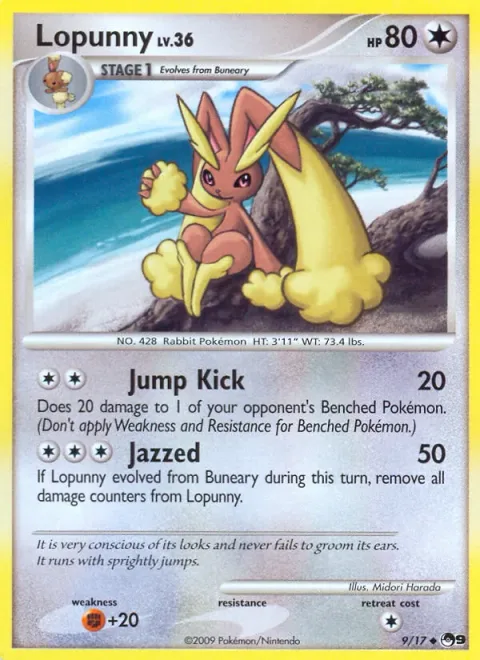 Lopunny, carte 9 de POP Series 9