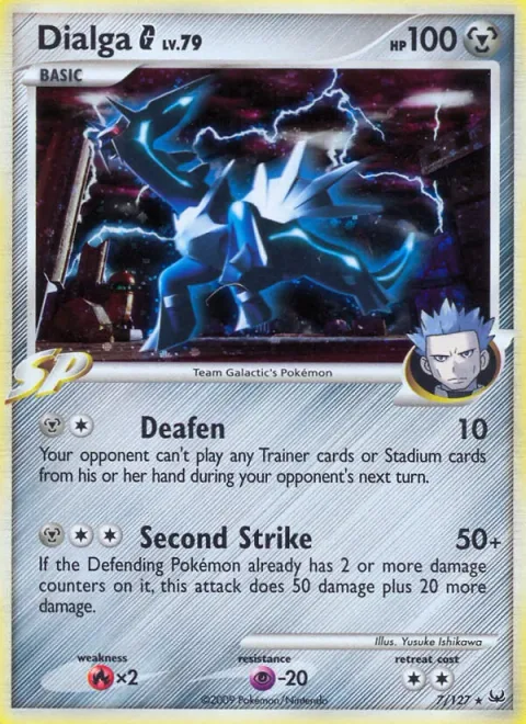 Dialga G, card 7 from Platinum