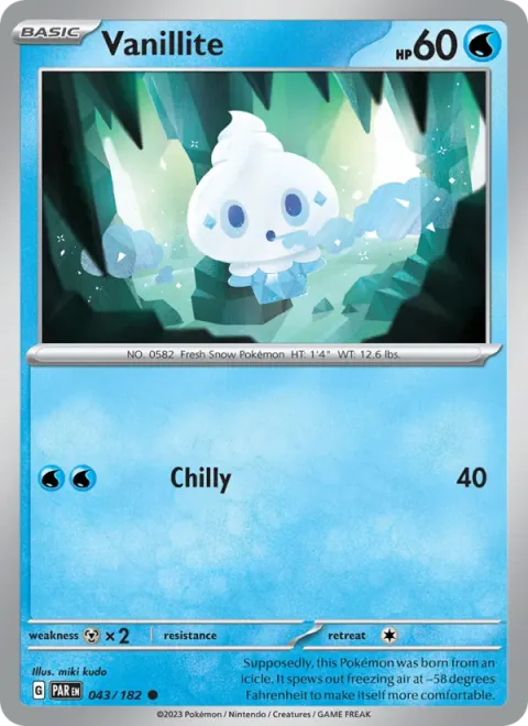 Vanillite, card 043 from Paradox Rift