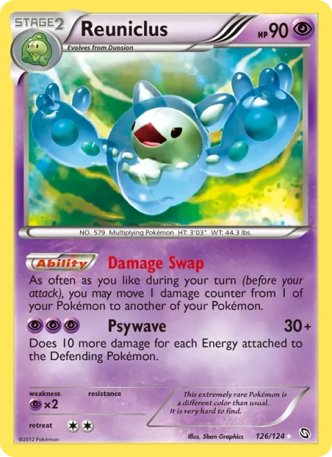 Reuniclus, card 126 from Dragons Exalted