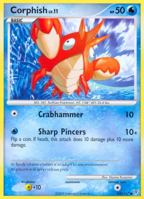 Corphish, card 100 from Supreme Victors