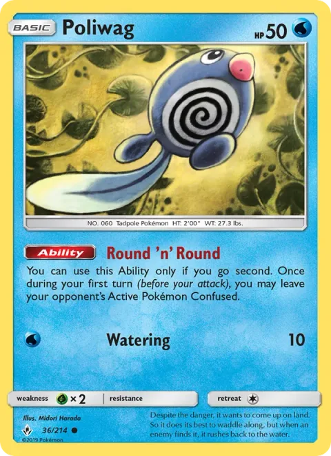Poliwag, card 36 from Unbroken Bonds