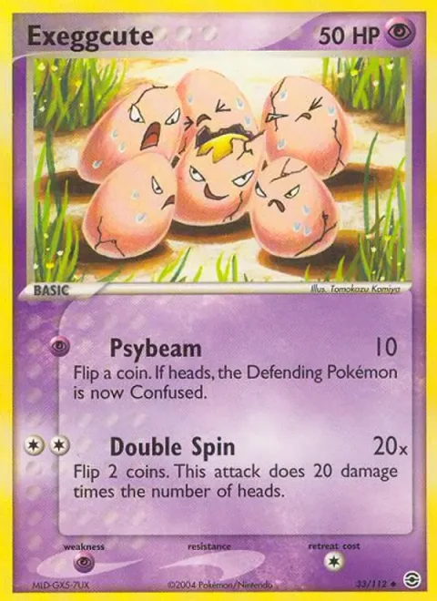 Exeggcute, carte 33 de FireRed & LeafGreen