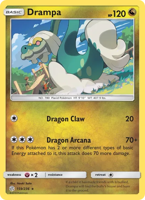 Drampa, card 159 from Cosmic Eclipse