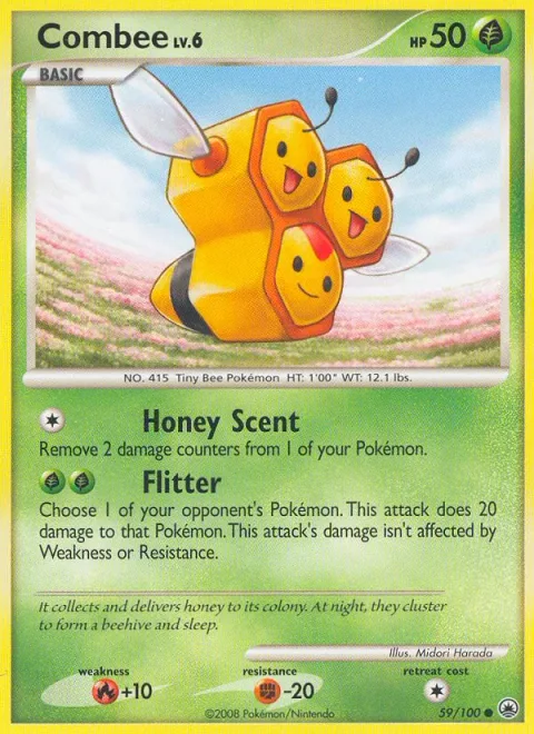 Combee, carte 59 de Majestic Dawn