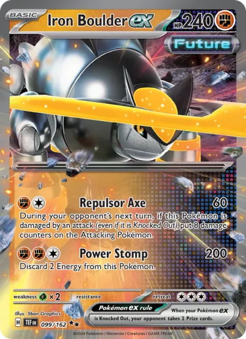 Iron Boulder ex, card 099 from Temporal Forces
