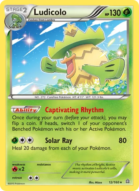 Ludicolo, carte 12 de Primal Clash
