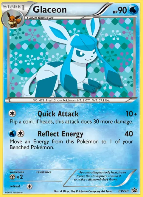 Glaceon, carte BW90 de BW Black Star Promos