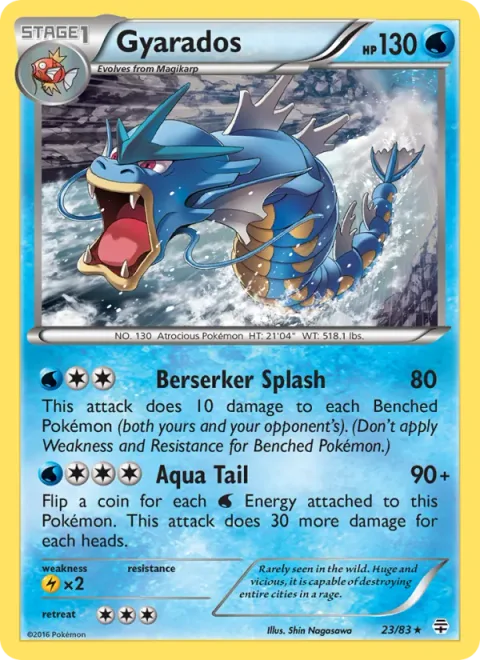 Gyarados, carte 23 de Generations