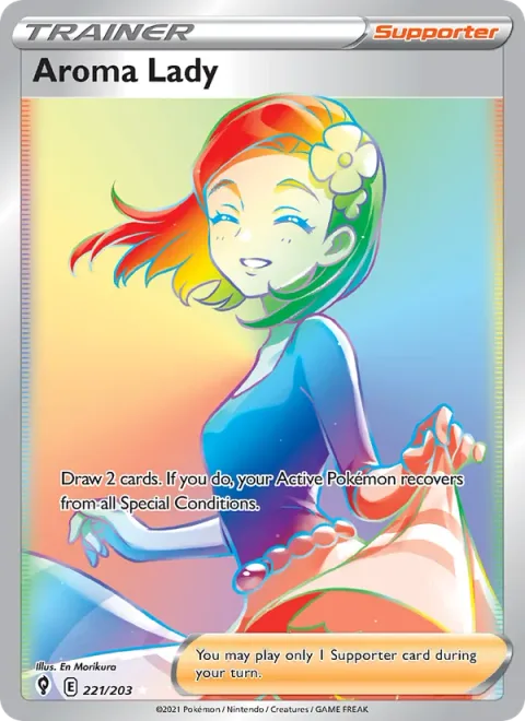 Aroma Lady, carte 221 de Evolving Skies