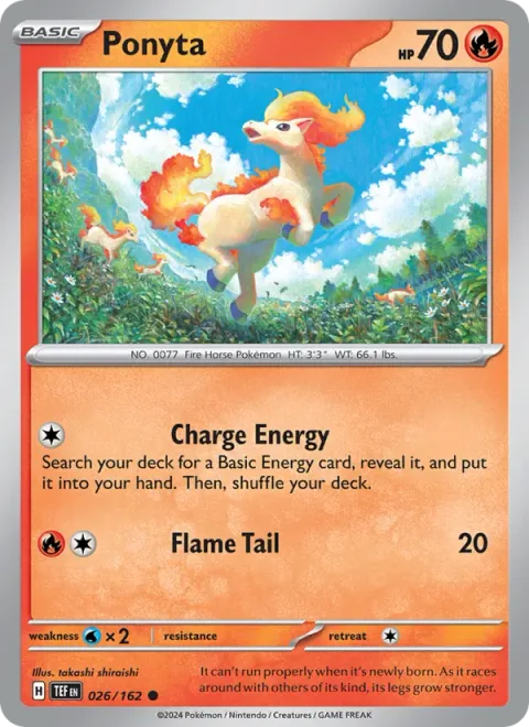 Ponyta, carte 026 de Temporal Forces