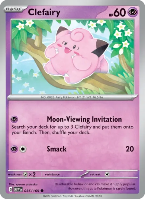 Clefairy, card 035 from 151