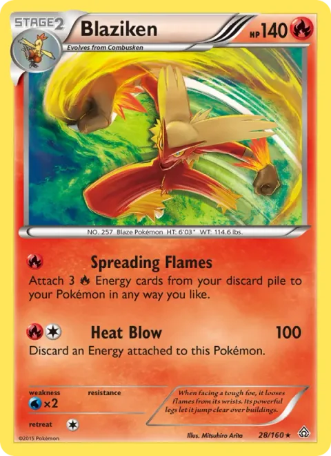 Blaziken, carte 28 de Primal Clash
