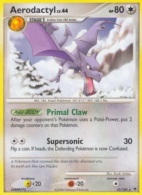 Aerodactyl, carte 15 de Majestic Dawn