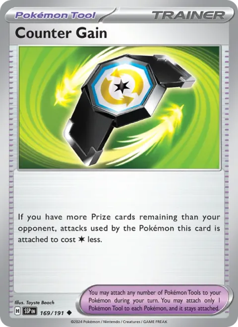Counter Gain, carte 169 de Surging Sparks