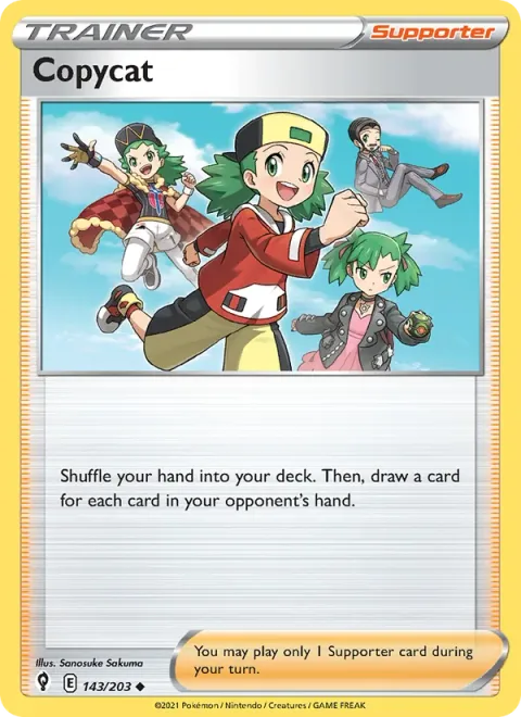 Copycat, card 143 from Evolving Skies