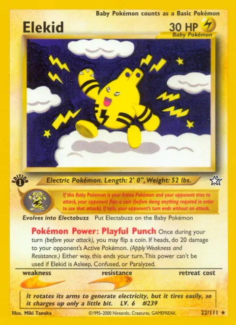 Elekid, card 22 from Neo Genesis