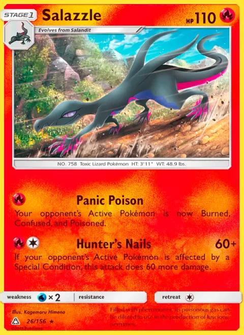 Salazzle, card 26 from Ultra Prism
