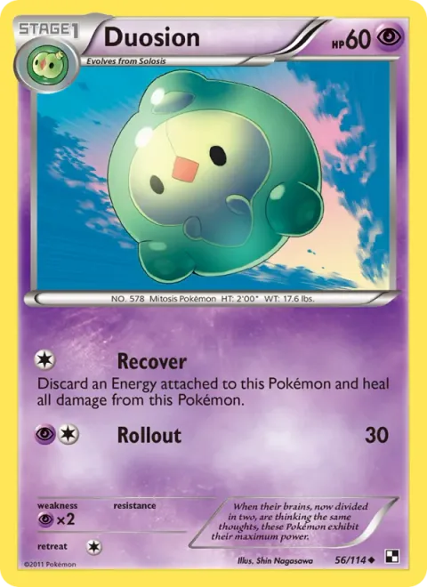 Duosion, carte 56 de Black & White