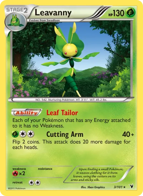 Leavanny, card 3 from Noble Victories