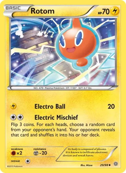 Rotom, card 29 from Ancient Origins