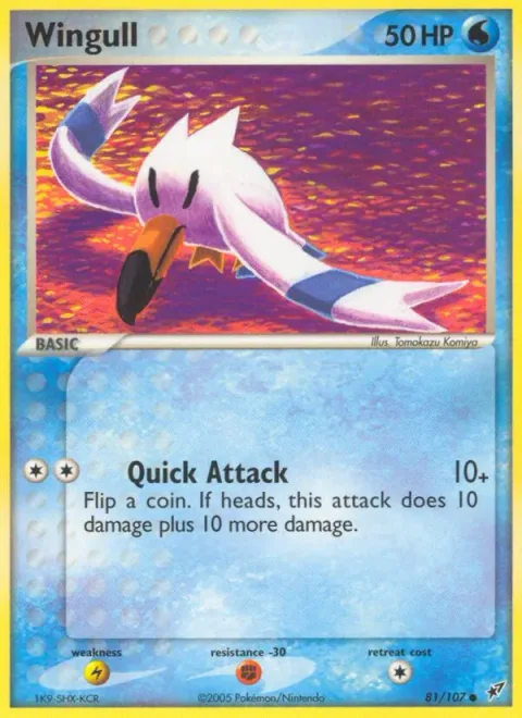 Wingull, card 81 from Deoxys