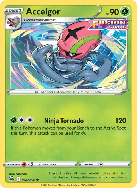 Accelgor, carte 14 de Fusion Strike