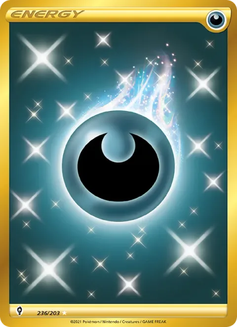 Darkness Energy, card 236 from Evolving Skies