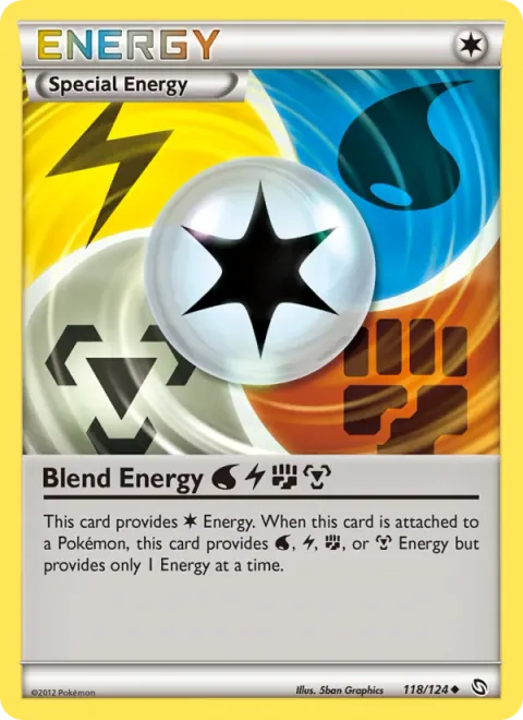 Blend Energy Water Lightning Fighting Metal, carte 118 de Dragons Exalted