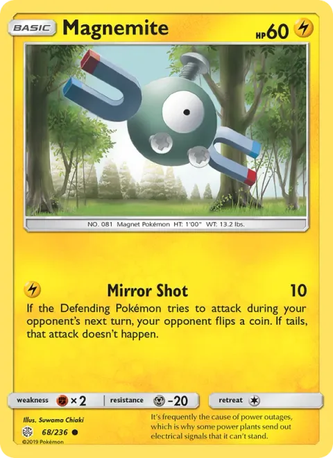 Magnemite, carte 68 de Cosmic Eclipse