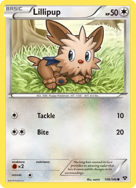 Lillipup, card 108 from XY