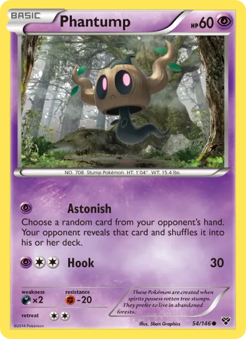 Phantump, card 54 from XY