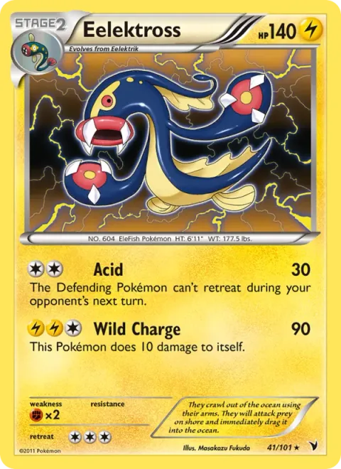 Eelektross, card 41 from Noble Victories