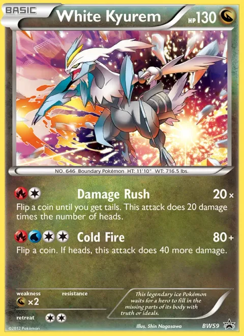White Kyurem, carte BW59 de BW Black Star Promos