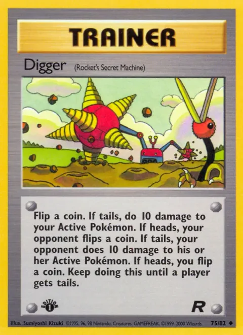 Digger, carte 75 de Team Rocket