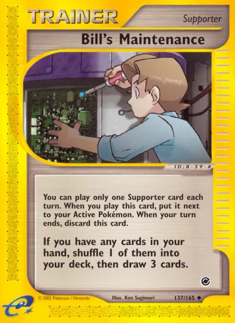 Bill's Maintenance, carte 137 de Expedition Base Set