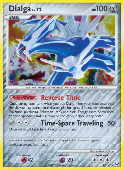 Dialga, card 5 from Platinum