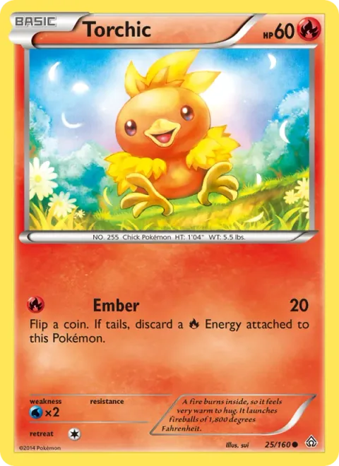 Torchic, card 25 from Primal Clash