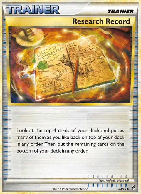Research Record, card 84 from Call of Legends