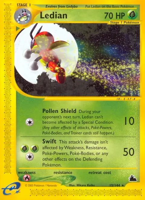 Ledian, carte 15 de Skyridge