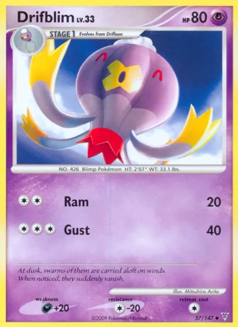 Drifblim, carte 57 de Supreme Victors