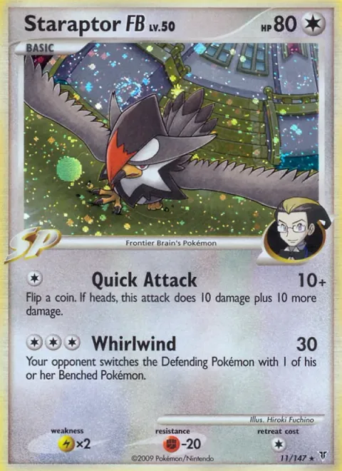 Staraptor FB, card 11 from Supreme Victors