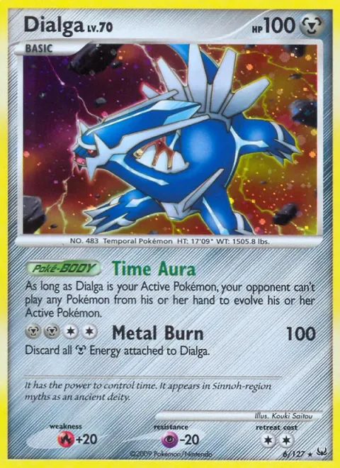 Dialga, card 6 from Platinum