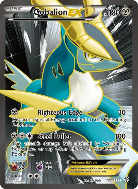 Cobalion-EX, card 133 from Plasma Storm