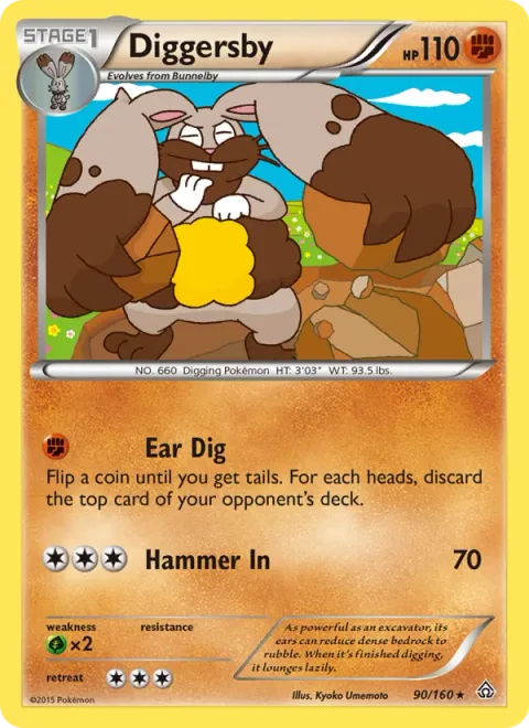Diggersby, carte 90 de Primal Clash