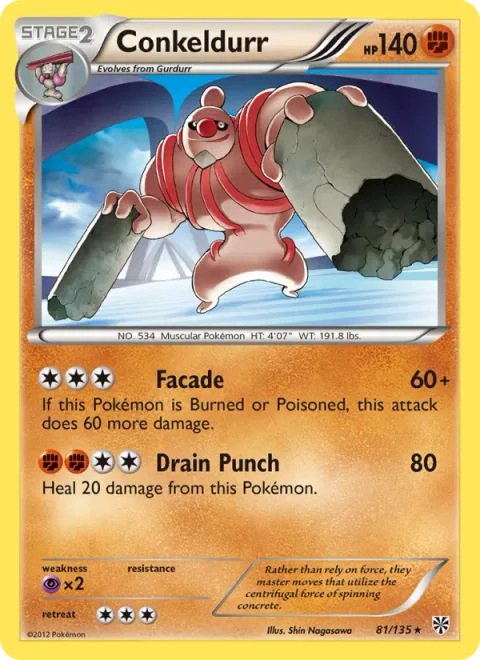 Conkeldurr, card 81 from Plasma Storm